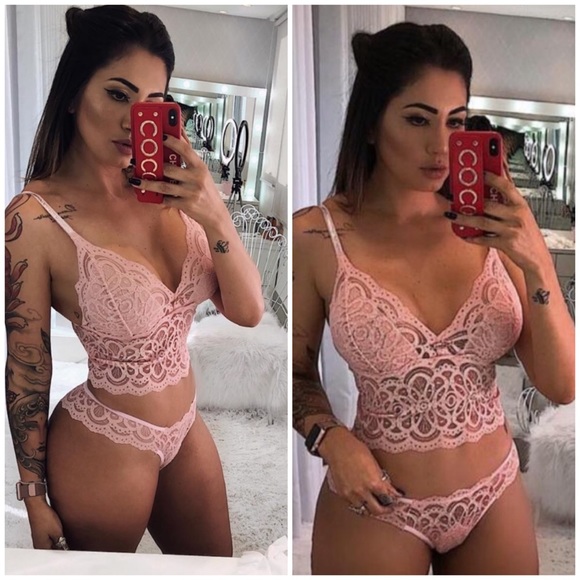 Donne Dolci Tops - Lace cami top & panty - 2 piece set